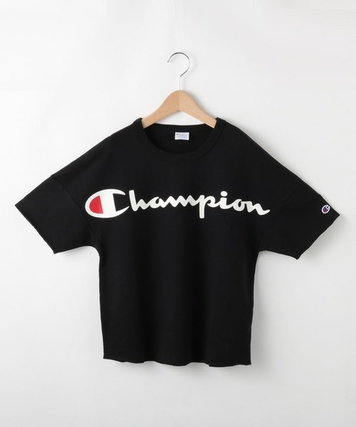 Champion 150 160cm インレイ裏毛ワイドtシャツ 122 19 01 を購入できます Shoo La Rue インレイ裏毛ワイドtシャツ Tシャツ カットソー Champion チャンピオン のファッション