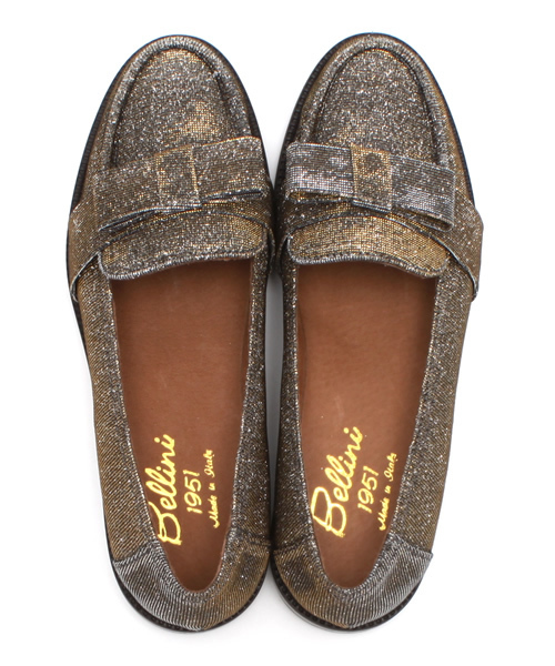 Ray BEAMS（レイビームス）の「◎○BELLINI / グリッター リボン ローファー（その他シューズ・レディース・その他1・35/36/37/38/39）」の2枚目の写真