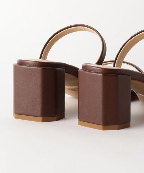 BEAUTY&YOUTH UNITED ARROWS（ビューティーアンドユースユナイテッドアローズ）の「BY スマート2ストラップヒールサンダル о（サンダル・レディース・その他1/ベージュ/ダークブラウン/ブラック/その他3/その他2・36h/36/35h/38/37h/37）」の7枚目の写真