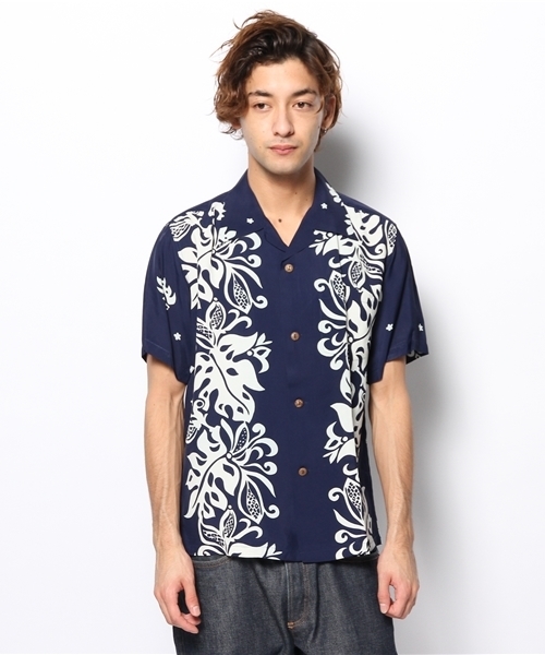 BEAMS(ビームス)の「○BEAMS / ハワイアンシャツ(シャツ/ブラウス・メンズ・レッド/ワイン/ネイビー・LARGE/MEDIUM)」の2枚目の写真