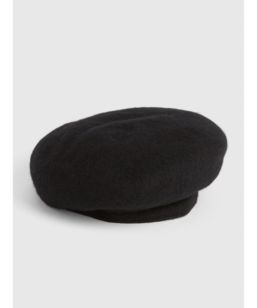 GAP（ギャップ）の「ウール混紡ベレー（ハンチング/ベレー帽・レディース・ブラック/キャメル・S/M/M/L）」の2枚目の写真