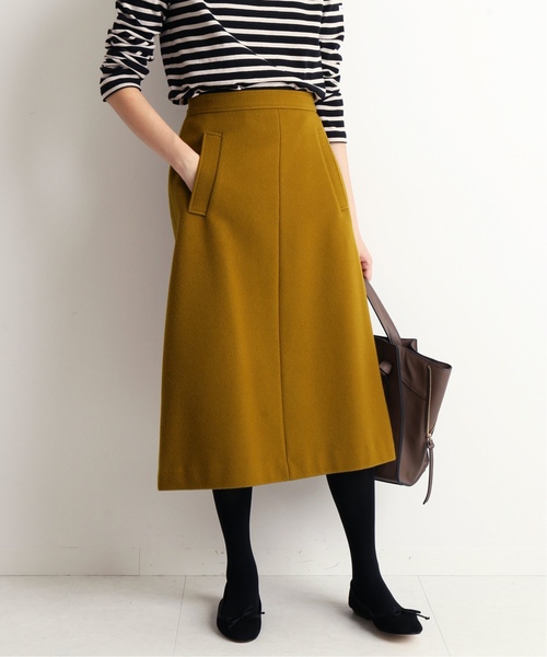 SLOBE IENA（スローブイエナ）の「モッサAラインスカート◆（スカート・レディース・イエロー/ブルー/ブラック/パープル/ネイビー・36/38/40）」の22枚目の写真