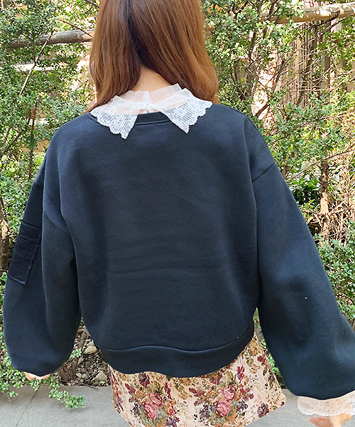 apres jour（アプレジュール）の「MA-1型スウェット【ZOZOTOWN限定アイテム】（スウェット・レディース・モカ/ブラック/ネイビー/オフホワイト・フリー）」の8枚目の写真