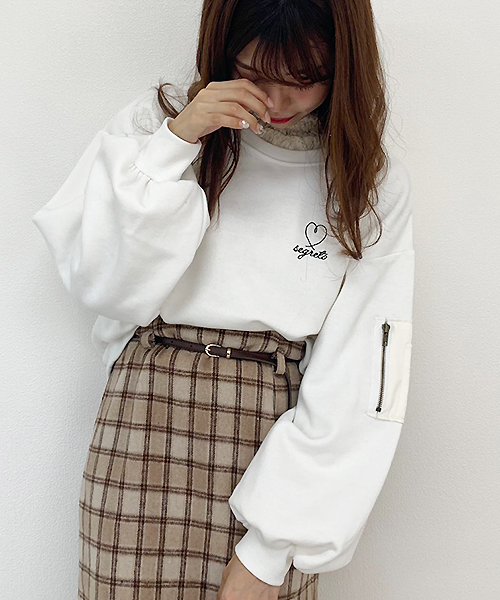 apres jour（アプレジュール）の「MA-1型スウェット【ZOZOTOWN限定アイテム】（スウェット・レディース・モカ/ブラック/ネイビー/オフホワイト・フリー）」の19枚目の写真