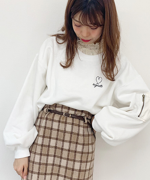 apres jour（アプレジュール）の「MA-1型スウェット【ZOZOTOWN限定アイテム】（スウェット・レディース・モカ/ブラック/ネイビー/オフホワイト・フリー）」の22枚目の写真