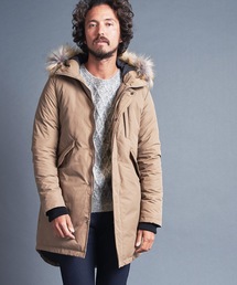NYLON FUR DOWN MODS COAT：ナイロン ファーダウン モッズコート