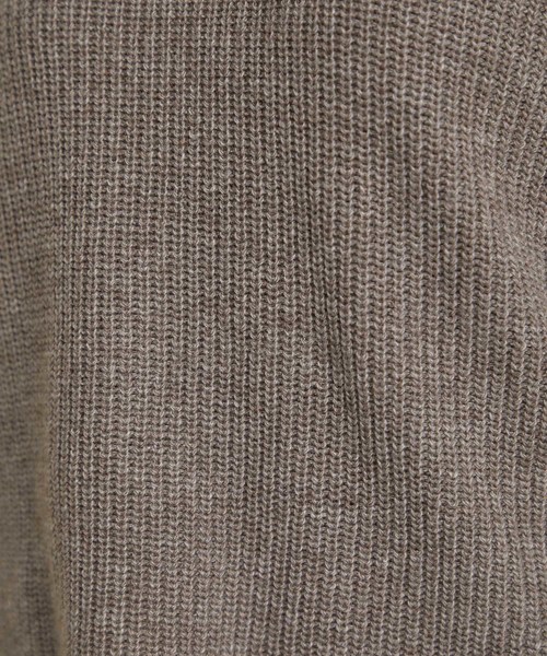 STUDIOUS(ステュディオス)の「【STUDIOUS】タートルショートニットトップス(ニット/セーター・レディース・ブラック/ダークパープル/グレイッシュベージュ・FREE)」の13枚目の写真