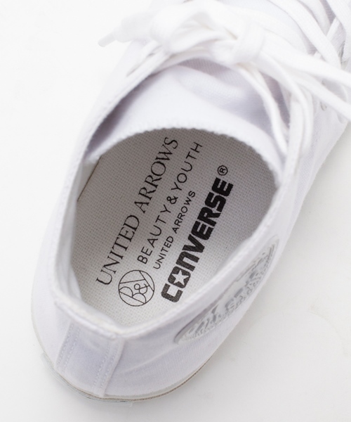 BEAUTY&YOUTH UNITED ARROWS(ビューティーアンドユースユナイテッドアローズ)の「【MENS】∴UA/BY CONVERSE別注 ALL STAR HI/スニーカー(スニーカー・メンズ・ホワイト・7h/8/6h/9h/9/8h/7/10h)」の10枚目の写真