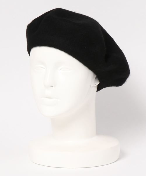 archives（アルシーヴ）の「ウールベレー（ハンチング/ベレー帽・レディース・チャコールグレー/ブラック/オフホワイト・MEDIUM）」の3枚目の写真