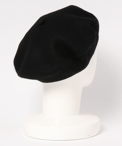 archives（アルシーヴ）の「ウールベレー（ハンチング/ベレー帽・レディース・チャコールグレー/ブラック/オフホワイト・MEDIUM）」の4枚目の写真