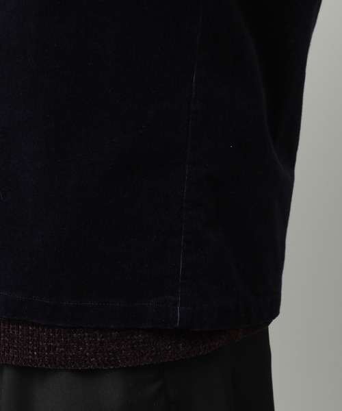 JUNRED（ジュンレッド）の「細コールリラックスシャツ（シャツ/ブラウス・メンズ・ベージュ/ネイビー/レンガ/ベージュ系その他・M/L/LL）」の6枚目の写真