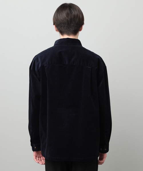 JUNRED（ジュンレッド）の「細コールリラックスシャツ（シャツ/ブラウス・メンズ・ベージュ/ネイビー/レンガ/ベージュ系その他・M/L/LL）」の13枚目の写真