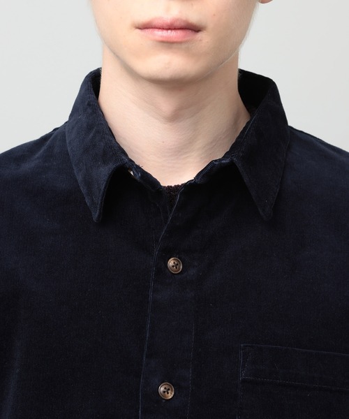 JUNRED（ジュンレッド）の「細コールリラックスシャツ（シャツ/ブラウス・メンズ・ベージュ/ネイビー/レンガ/ベージュ系その他・M/L/LL）」の14枚目の写真