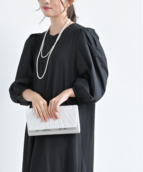 rps（アールピーエス）の「パーティーバッグ（クラッチバッグ・レディース・ベージュ/グレー/ブラック/チャコールグレー・フリー）」の11枚目の写真