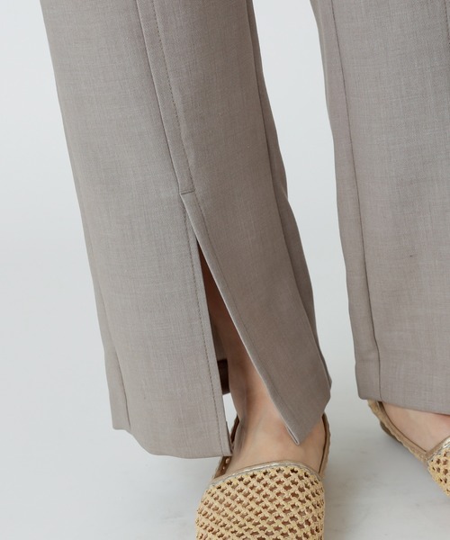 mystic（ミスティック）の「センタースリットパンツ　/セットアップ（その他パンツ・レディース・ベージュ/グレー/グリーン・1/2）」の9枚目の写真