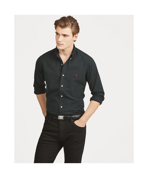 POLO RALPH LAUREN（ポロ ラルフ ローレン）の「ガーメントダイド オックスフォードシャツ（シャツ/ブラウス・メンズ・ブラック・LARGE/XX-LARGE/X-LARGE/X-SMALL/SMALL/MEDIUM）」の2枚目の写真