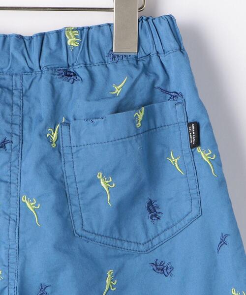green label relaxing（グリーンレーベルリラクシング）の「総柄刺しゅうパンツ 5L（その他パンツ・キッズ・ベージュ/コバルトブルー・105/95/125/115/135）」の7枚目の写真
