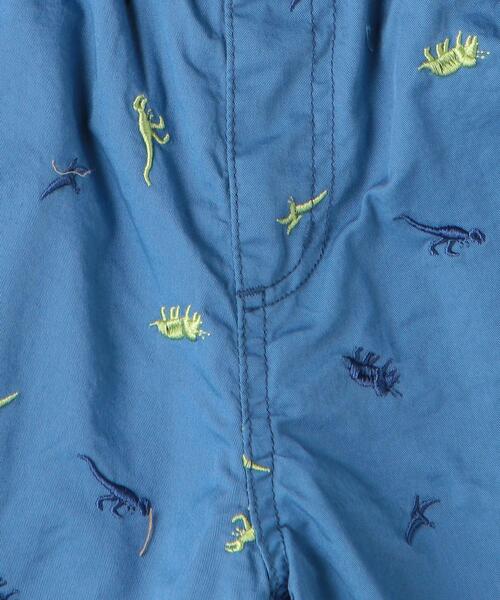 green label relaxing（グリーンレーベルリラクシング）の「総柄刺しゅうパンツ 5L（その他パンツ・キッズ・ベージュ/コバルトブルー・105/95/125/115/135）」の5枚目の写真