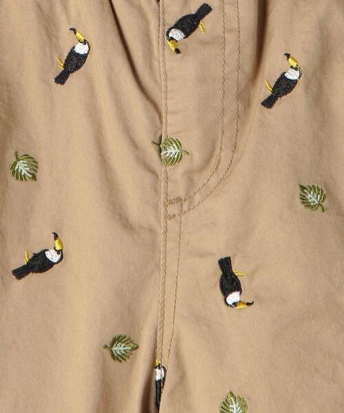 green label relaxing（グリーンレーベルリラクシング）の「総柄刺しゅうパンツ 5L（その他パンツ・キッズ・ベージュ/コバルトブルー・105/95/125/115/135）」の9枚目の写真