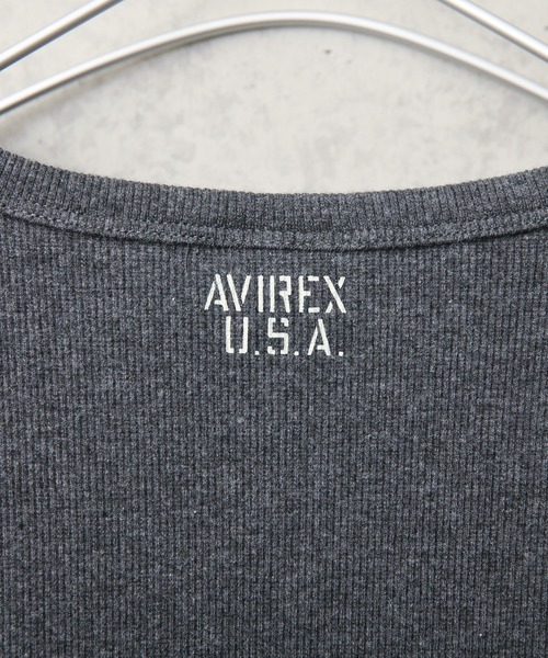 AVIREX(アヴィレックス)の「【6143501】AVIREX デイリー Vネック 半袖 Tシャツ(Tシャツ/カットソー・メンズ・ホワイト/チャコールグレー/ブラック/グレー/オリーブ/ロイヤルブルー・S/M/L/XL)」の21枚目の写真