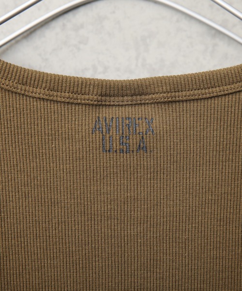 AVIREX(アヴィレックス)の「【6143501】AVIREX デイリー Vネック 半袖 Tシャツ(Tシャツ/カットソー・メンズ・ホワイト/チャコールグレー/ブラック/グレー/オリーブ/ロイヤルブルー・S/M/L/XL)」の19枚目の写真