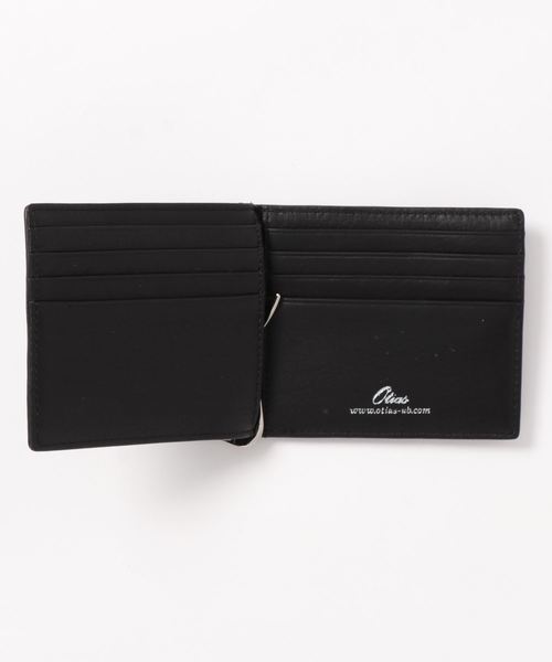 Otias(オティアス)の「オティアス Otias / クロームなめし牛革マネークリップ二つ折り財布(札入れ/マネークリップ・メンズ・ブラック/グレー/ブルー/ネイビー/レッド・FREE)」の8枚目の写真