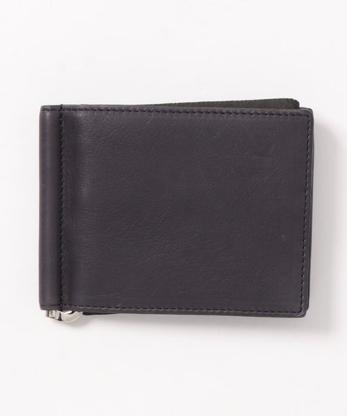 Otias(オティアス)の「オティアス Otias / クロームなめし牛革マネークリップ二つ折り財布(札入れ/マネークリップ・メンズ・ブラック/グレー/ブルー/ネイビー/レッド・FREE)」の18枚目の写真