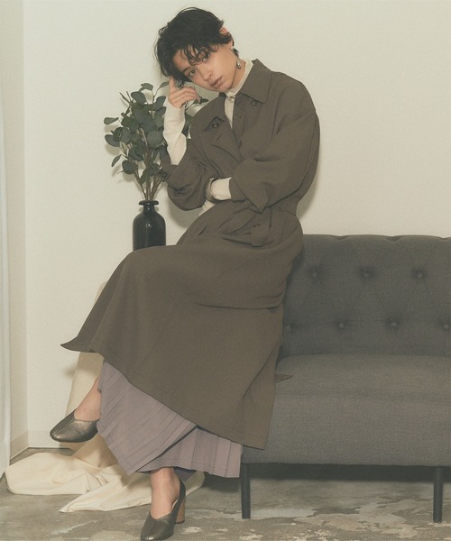 titivate（ティティベイト）の「ﾊﾞｯｸﾌﾟﾘｰﾂﾜｲﾄﾞﾊﾟﾝﾂ（その他パンツ・レディース・グレー/ベージュ/ライトベージュ・L/M/S）」の9枚目の写真