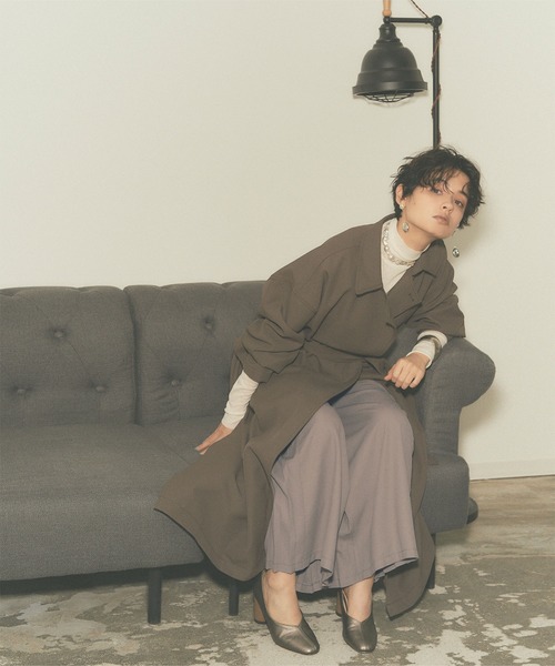 titivate（ティティベイト）の「ﾊﾞｯｸﾌﾟﾘｰﾂﾜｲﾄﾞﾊﾟﾝﾂ（その他パンツ・レディース・グレー/ベージュ/ライトベージュ・L/M/S）」の10枚目の写真