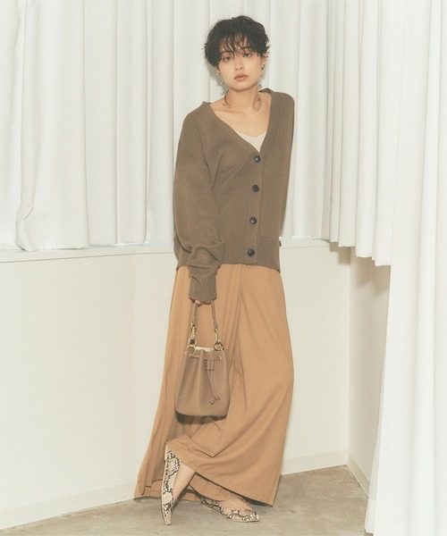 titivate（ティティベイト）の「ﾊﾞｯｸﾌﾟﾘｰﾂﾜｲﾄﾞﾊﾟﾝﾂ（その他パンツ・レディース・グレー/ベージュ/ライトベージュ・L/M/S）」の15枚目の写真