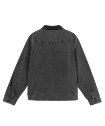 ジャケット・アウター stussy 22aw Washed Canvas Zip Shirt STUSSY（ステューシー）の「STUSSY/ステューシー WASHED CANVAS