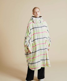 F/CE. CHECK PONCHO (FRENCH FABRIC)/ エフシーイー チェック ポンチョ(フレンチ ファブリック)