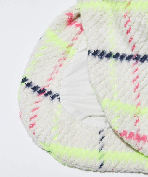 F/CE. （エフシーイー）の「F/CE. CHECK PONCHO (FRENCH FABRIC)/ エフシーイー チェック ポンチョ(フレンチ ファブリック)（ポンチョ・レディース・ベージュ/アイボリー・FREE）」の8枚目の写真