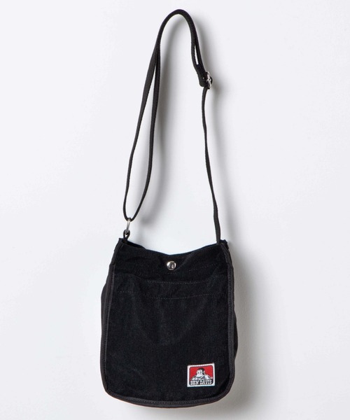 WEGO(ウィゴー)の「WEGO/BEN DAVIS CORDS SHOULDER TOTE(ショルダーバッグ・メンズ・ベージュ/ブラック・FREE)」の9枚目の写真
