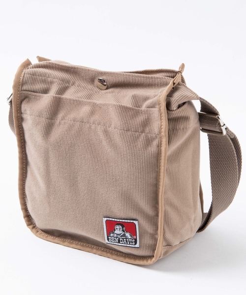 WEGO(ウィゴー)の「WEGO/BEN DAVIS CORDS SHOULDER TOTE(ショルダーバッグ・メンズ・ベージュ/ブラック・FREE)」の12枚目の写真