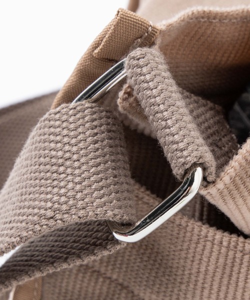 WEGO(ウィゴー)の「WEGO/BEN DAVIS CORDS SHOULDER TOTE(ショルダーバッグ・メンズ・ベージュ/ブラック・FREE)」の14枚目の写真