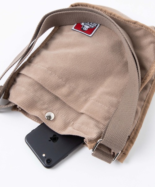 WEGO(ウィゴー)の「WEGO/BEN DAVIS CORDS SHOULDER TOTE(ショルダーバッグ・メンズ・ベージュ/ブラック・FREE)」の21枚目の写真