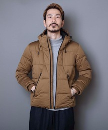 【OUTDOOR PRODUCTS】防風ストレッチ中綿ジャケット 防風加工 ストレッチ素材