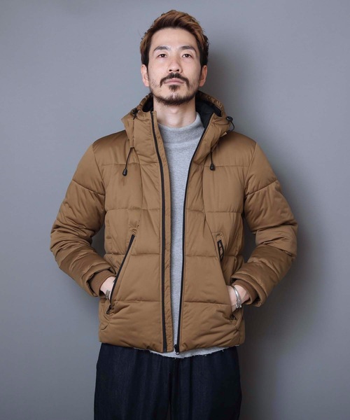 OUTDOOR PRODUCTS(アウトドアプロダクツ)の「【OUTDOOR PRODUCTS】防風ストレッチ中綿ジャケット 防風加工 ストレッチ素材(ブルゾン・メンズ・杢グレー/ブラウン系その他/ブラック/ネイビー・MEDIUM/X-LARGE/LARGE/XX-LARGE)」の3枚目の写真