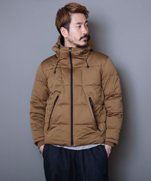 OUTDOOR PRODUCTS(アウトドアプロダクツ)の「【OUTDOOR PRODUCTS】防風ストレッチ中綿ジャケット 防風加工 ストレッチ素材(ブルゾン・メンズ・杢グレー/ブラウン系その他/ブラック/ネイビー・MEDIUM/X-LARGE/LARGE/XX-LARGE)」の20枚目の写真