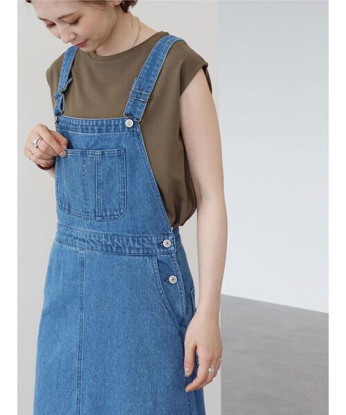 セール】【WEB限定】デニムジャンパースカート ＊○（ジャンパー