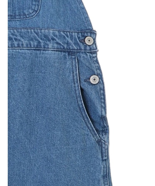 AMERICAN HOLIC（アメリカンホリック）の「【WEB限定】デニムジャンパースカート　＊●（ジャンパースカート・レディース・インディゴブルー・MEDIUM/LARGE）」の10枚目の写真