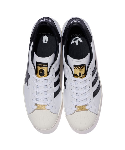 H*H様 【希少品】ほぼ未使用 adidas & ア・ベイシング・エイプ アーム A BATHING APE - BAPE ADIDAS SUPERSTAR 80S 29cm エイプ