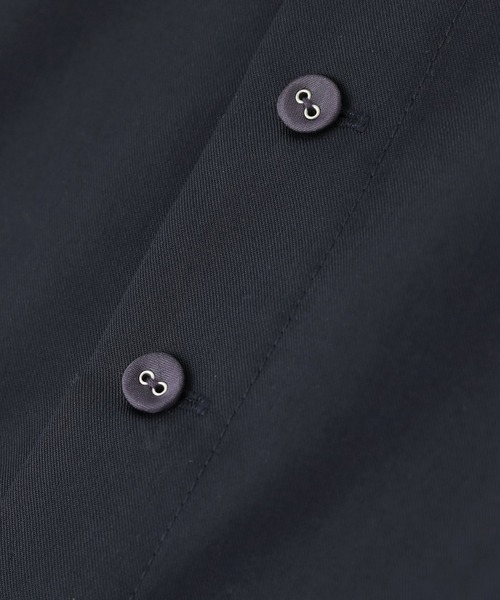 osharewalker（オシャレウォーカー）の「『サテンプリーツワンピース』（ワンピース・レディース・グレイッシュベージュ/ダークネイビー・1/2）」の10枚目の写真