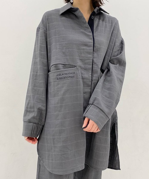 Joel Robuchon Gelato Pique ガーゼシャツ ルームウェア パジャマ Gelato Pique ジェラートピケ のファッション通販 Zozotown