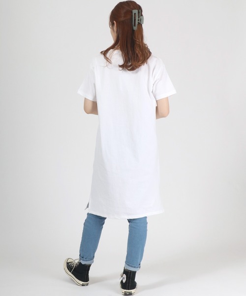 Champion チャンピオン のファッション トップス Champion 半袖tシャツワンピース Tシャツ カットソー