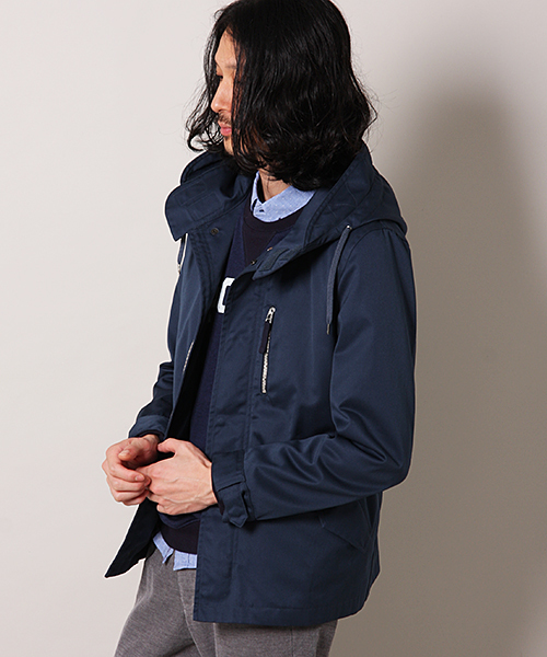 MEN'S MELROSE（メンズメルローズ）の「【成宮寛貴さん着用smart12月号】T/Cツイル　ショートモッズコート[ライナーつき]（モッズコート・メンズ・グレー/ターコイズブルー/オレンジ・LARGE/MEDIUM/X-LARGE）」の17枚目の写真