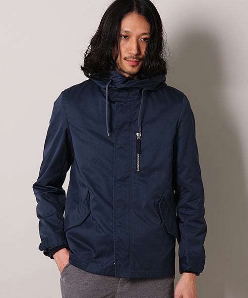 MEN'S MELROSE（メンズメルローズ）の「【成宮寛貴さん着用smart12月号】T/Cツイル　ショートモッズコート[ライナーつき]（モッズコート・メンズ・グレー/ターコイズブルー/オレンジ・LARGE/MEDIUM/X-LARGE）」の20枚目の写真