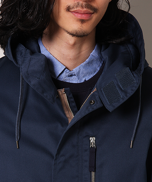 MEN'S MELROSE（メンズメルローズ）の「【成宮寛貴さん着用smart12月号】T/Cツイル　ショートモッズコート[ライナーつき]（モッズコート・メンズ・グレー/ターコイズブルー/オレンジ・LARGE/MEDIUM/X-LARGE）」の14枚目の写真