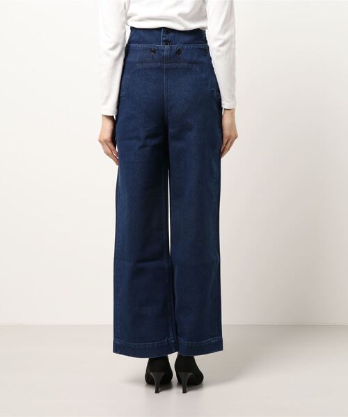 MOUSSY（マウジー）の「HW DENIM MARINE WIDE パンツ（デニムパンツ
